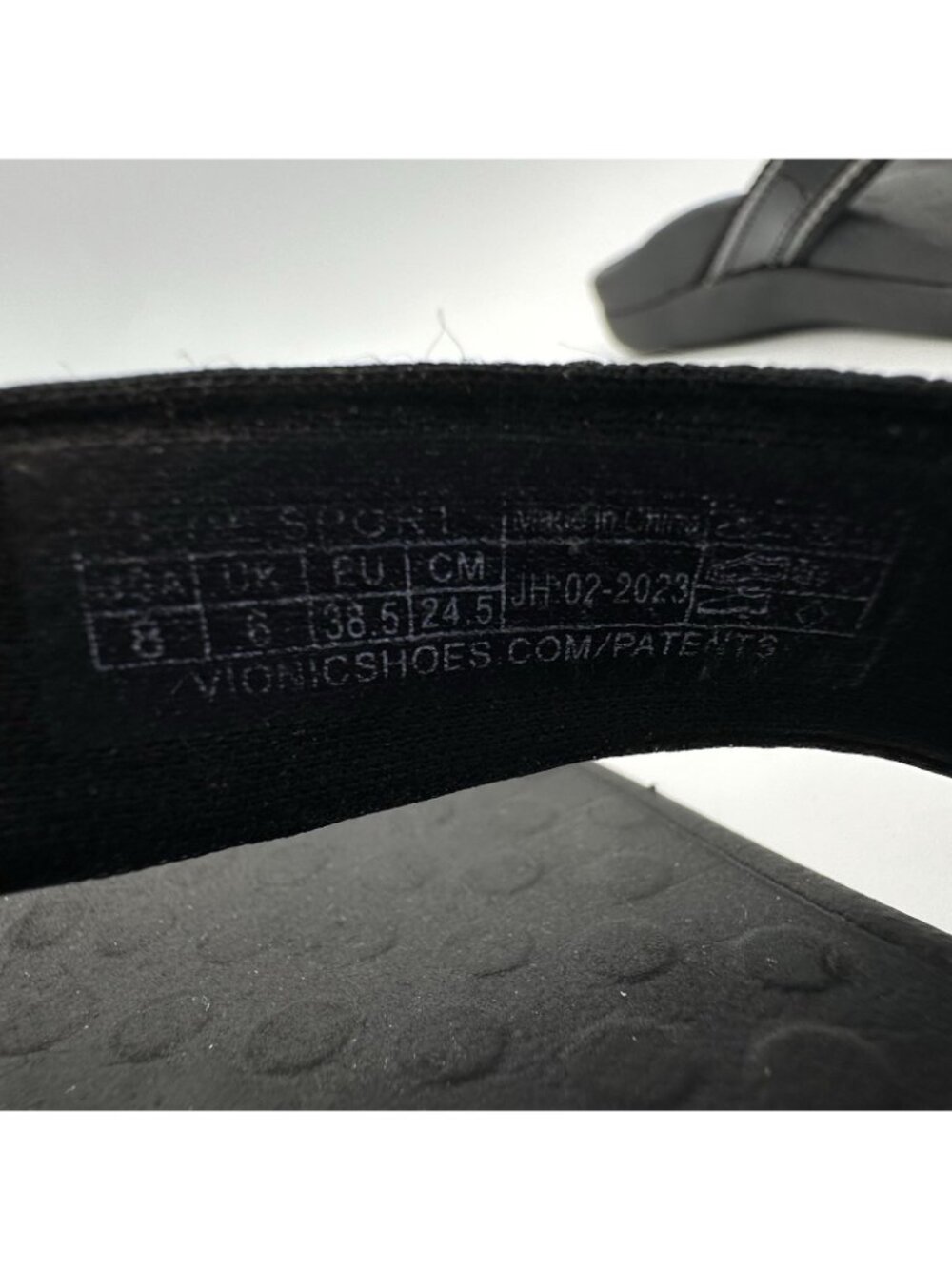 Vionic Tide II Toe Post Sandals Women's Size 8 US Black Flip Flop Slip On - Picture 8 of 13